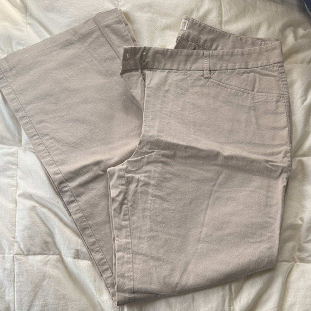 Michael Kors Women's Boot Cut Pants in Light Beige